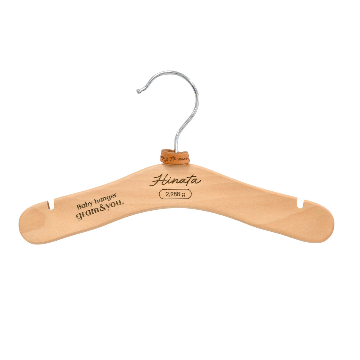 〈gram&you.〉刻印バースデーハンガー